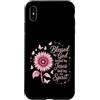 Spirit Led Creations Custodia per iPhone XS Max Benedetto da Dio amato da Gesù guidato dalla fede spirituale
