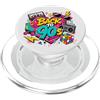 Funny Nineties 90s Costume Party Back to Cube per pattini a rotelle Boombox, stile retrò, stile vintage, anni '90 PopSockets PopGrip per MagSafe