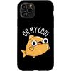 Punny Bone Custodia per iPhone 11 Pro Oh My Cod Divertente Pesce Pun