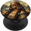 Mese della storia nera, Juneteenth Monna Lisa nera, mese della storia nera PopSockets PopGrip Adesivo