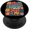 Funny Teacher Appreciation End Day Of Sc Il mio studente è sopravvissuto a tutto lanno di me lultimo giorno insegnante di PopSockets PopGrip Adesivo