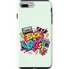 Funny Nineties 90s Costume Party Back to Custodia per iPhone 7 Plus/8 Plus Back to 90s Nostalgia Roller Skate Boombox Cassette anni Novanta