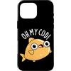 Punny Bone Custodia per iPhone 16 Pro Max Oh My Cod Divertente Pesce Pun