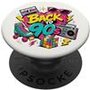 Funny Nineties 90s Costume Party Back to Nastro a cassetta Boombox Roller Skate Cube in stile retrò anni '90 PopSockets PopGrip Adesivo
