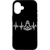 Magliette divertenti sullo Space Shuttle Custodia per iPhone 16 Battito del cuore dello Space Shuttle astronauta