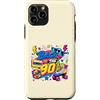 Funny Nineties 90s Costume Party Back to Custodia per iPhone 11 Pro Nastro a cassetta retrò Boombox Roller Skate Ninetie Ritorno agli anni '90