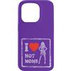 Modernes Damen t-shirt Herren Geburtstag Custodia per iPhone 15 Pro I Love Hot Moms Retro T-Shirt Uomo Donna Frase Divertente