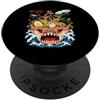 Japanese Ramen Graphic Noodles For Men W Kaiju Ramen Grande Onda Giapponese Noodle Amante Mostro Anime PopSockets PopGrip Adesivo