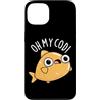 Punny Bone Custodia per iPhone 13 Oh My Cod Divertente Pesce Pun