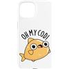 Punny Bone Custodia per iPhone 15 Oh My Cod Divertente Pesce Pun