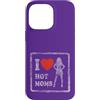 Modernes Damen t-shirt Herren Geburtstag Custodia per iPhone 14 Pro Max I Love Hot Moms Retro T-Shirt Uomo Donna Frase Divertente