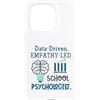 School Psychologist Mental Health Custodia per iPhone 15 Pro Data-Driven Empathy-Led School Psychologist Brain Graphic