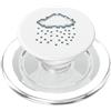Fun Designs Pixel Rain Cloud Retro Gamer Creator Regalo PopSockets PopGrip per MagSafe