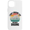 Retro Dugong I Can't Imagine Life Withou Custodia per iPhone 14 Plus Vintage Carino Dugongo non riesco a immaginare la vita senza Dugong