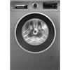 Bosch WGG244ZRIT Serie 6 Lavatrice a carica frontale 9 kg, 1400 giri, Classe A, Motore inverter con 10 anni di garanzia, Riduce le pieghe e facilita la stiratura, Programmi brevi, Grigio, 60 Cm
