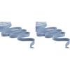 Furlanis - Nastro Doppio Raso, Tessuto Italiano - Avio, 16 mm x 50 m (Confezione da 2)
