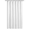 Barossa Design Tenda da doccia extra lunga con 6 magneti, 182,9 x 213,4 cm, XL, bianco, impermeabile, in PEVA, senza PVC, occhielli in metallo, colore bianco, 182 x 84 cm