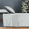 Ruggeri Lenzuola Completo Letto Matrimoniale Microfibra Grigio Chiaro Scuro | Set Lenzuola Alta Qualità Certificato Oeko-Tex, Lenzuolo con Angoli 170x200 cm, Lenzuolo Piatto 240x280 cm, 2 Federe 50x80 cm