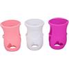 Marhynchus Custodia in Silicone per Biberon da 240 Ml Custodia Morbida in Silicone Infrangibile per Biberon in Vetro da 8 Once con Isolamento e Protezione Lavabile in (Bianco+Rosa+Viola)