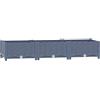 vidaXL Fioriera Rialzata 120x40x23 cm in Polipropilene