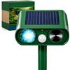 Dlishka Repellente per Gatti Solare ad Ultrasuoni, Dissuasore da Giardino per Esterni, Ultrasuoni per Topi con Luci LED, Disabituante Impermeabile per Cortile, Prato e Orto (Rinforzato)