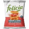 Felicia, Chips di Lenticchie e Patate Biologiche, Gusto Pomodoro e Paprika, Snack Proteico e Salutare, Formato 50g
