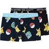 NAME IT NKMASGAR Pokemon 2P Boxer Noos Sky, Completo da Notte Bambino, Black/Pack:2P Dark Sapphire+ Black,