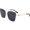 Jimmy Choo Occhiali da Sole VELLA/S Black gold 59/16/145 Donna