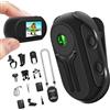 asdazxzx Mini fotocamera corpo 1080P con schermo di visualizzazione, 2026 Upgraded-Tech Bodycam, action camera sportiva indossabile, telecamere portatili da casco, piccola fotocamera POV con