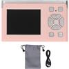 AurSoltriad Videocamera digitale HD, fotocamera vintage con autofocus, zoom 16x, immagini da 50 MP e registrazione video in 1080p, schermo da 2,2 pollici per il trasferimento di foto e video, (Rosa)