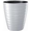 Prosperplast Flowerpot con deposito 32L labirinto di plastica in bianco 37,5 (lungo) x 37,5 (largo) x 41,9 (alto) cm