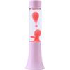 I-TOTAL® Lampada Lava Flared Colorata - Effetto Bolle Ipnotico, Design Retrò, Cera Fluida, Luce Rilassante, Lampada Decorativa per Casa e Ufficio (Rosa Pastello)