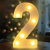 Fancysky Lettere LED da 22 cm, Lettere Luminose Led, Adatte per Proposte di Matrimonio, Festival, Feste e altri Eventi per Creare un'atmosfera Romantica e Accogliente (2)