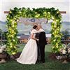 cuzile Stringa a vite solare per esterni, impermeabile, a vite artificiale, per appendere le fate, in acero falso, foglia di avia, rattan verde, con 2 m, 20 LED, per feste, matrimoni, giardini, decorazioni