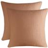 Blumtal Federe in Mussola 80x80 cm Set da 2 - 100% Cotone, Certificato Oeko-TEX, Morbide e Lavabili in Lavatrice, Rame