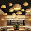 DHGIE Artigianato Rurale Rurale Tessitura Di Bambù Ristoranti, Cucine, Centri Commerciali Lampadari RetròTessitura Di Bambù Stile Cinese Lampada A Sospensione A LED Lampadario Tessuto Di Bambù Artigianato (