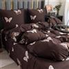 Cotton Market Set di biancheria da letto 220x200 cm - Set di biancheria da letto per tutto l'anno 2 pezzi - Copripiumino con 2 federe 70x80 cm - Farfalle