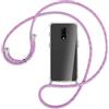 SIMao Custodia Collana per Cellulare Compatibile con OnePlus 7/ OnePlus 6T - Cover Silicone TPU Protettiva Trasparente - Custodia indossabile per Collo - Case a Tracolla con Cordina, Unicorno