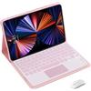 Generic Compatibile con Honor Pad 10 12,1 Pollici, Custodia con Tastiera Retroilluminata e Touchpad + Mouse Wireless, Cover Supporto Magnetico Staccabile 3 in 1 per Tablet, Nero/Rosa/Blu/Viola