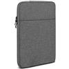 moex Custodia Tablet per Blackview Active 10 Pro Borsa con Cerniera e Scomparto per Accessori, Nylon Tessuto Sleeve Morbida Imbottita Protettiva Minimalista Dash Case, Grigio Scuro