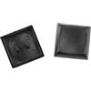 YMDK Quadrato Rotondo 1u Basso Profilo Vuoto Nero Bianco Keycaps PBT FAI DA TE per Kailh Choc 1350 Interruttore Tastiera Meccanica