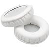 YunYiYi, 1 paio di cuscinetti di ricambio per auricolari in schiuma, cuscinetti di ricambio compatibili con cuffie auricolari Bluetooth wireless Jabra Revo (bianco)
