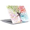 FFBOFFC Custodia Compatibile con MacBook Air 13 Pollici 2020-2018 Modello A2337 A2179 A1932 con Retina Display & Touch ID, Protettiva Custodia Rigida Case in Plastica Cover, Albero colorato
