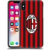 Head Case Designs Licenza Ufficiale AC Milan in Casa 2018/19 Kit Cresta Custodia Cover Dura per Parte Posteriore Compatibile con Apple iPhone X/iPhone XS