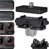 JJC Set di montaggio magnetico a sgancio rapido per Insta360 X5 X4 Air X3 e | Adattatore magnetico per Insta 360 X5/X4/X3 & Ace Pro 2/Acepro/Ace con accessori di estensione da 0,25-20 per selfie stick e