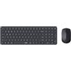 RAPOO - 9310M - Combo Tastiera Mouse Wireless Multimode - Design Ultra Slim, Commutazione istantanea tra più dispositivi collegati, Autonomia fino a 12 mesi - Nero
