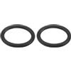 QUARKZMAN 2 Pezzi Anelli Di Gomma Per Altoparlante 6x9 Pollici 156x230x105x180mm (Diametro Interno x Diametro Esterno) Per Subwoofer Pezzi Di Ricambio Per Riparazione O Fai Da Te, Nero