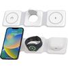 Callstel Set da 2 Stazioni di Ricarica a induzione, per Smartphone compatibili con MagSafe e Qi, 15 Watt, Adatto per Tutti i dispositivi compatibili con Qi