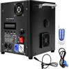 RibasuBB Macchina per fumo elettronica da 700 W con telecomando, effetto macchina per palcoscenico freddo, macchina per effetto speciale, attrezzatura professionale DJ per feste, fontane portatile