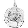 trendor Ciondolo con segno zodiacale Cancro, argento sterling 925, 20 mm, per donne, uomini e bambini, 08453-07